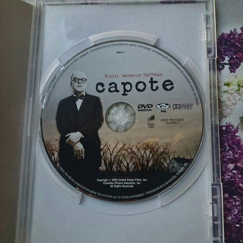 Capote DVD used, biographical movie with Greek subtitles