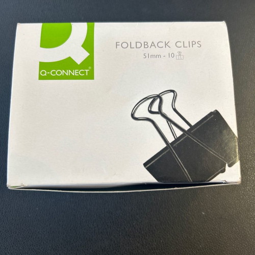 Foldback clips 51mm new, pack of 10