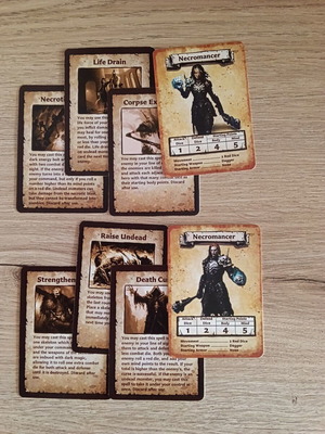 HeroQuest Necromancer Hero expansion like new with 6 spell cards