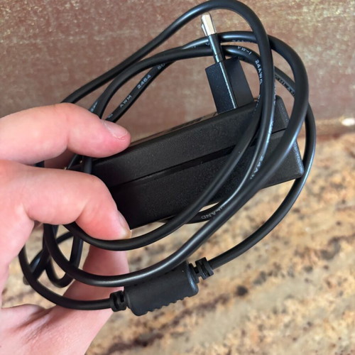 Akai speaker used with charging cable