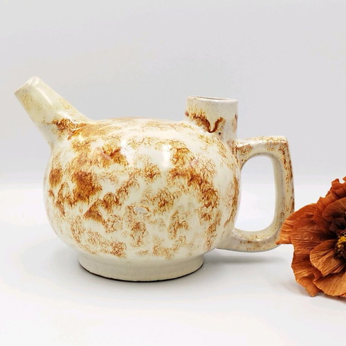 Ceramic jug vase used, handmade vintage