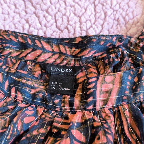 Lindex blouse with long sleeves like new, colorful, sizes M-L