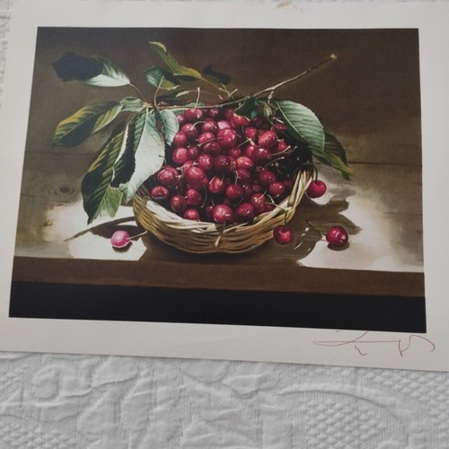 Collectible Baptism Invitation Set Laura Latsiou with Angelos Painting and Signature like new
