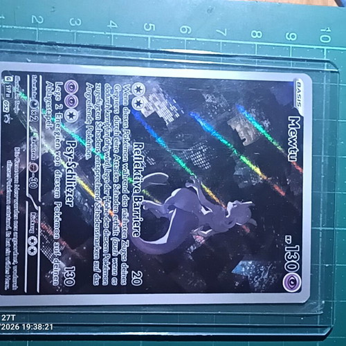 Mewtu Pokémon card SVP 52/225 Scarlet & Violet Promos