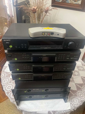 Ενισχυτές Inter-M R150 Reference, CD Player Technics SL-PG3, Ραδιοδέκτης Sony ST-SB920QS σαν καινούργια
