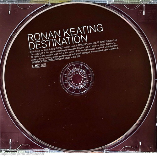 Ronan Keating Destination CD like new, pop
