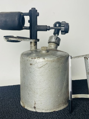 Vintage Industrial Blowtorch Soviet-Style collectible, used