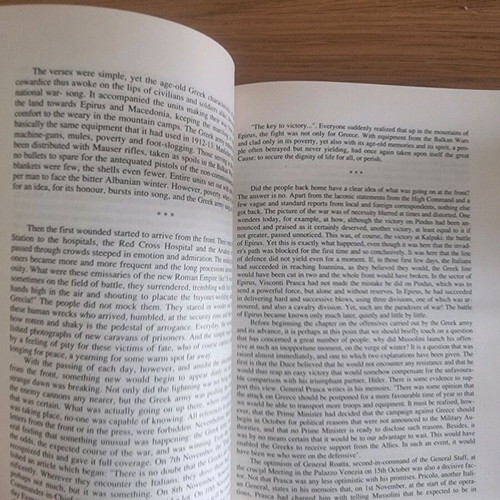 The Greek Epic 1940-1941 history book like new, English