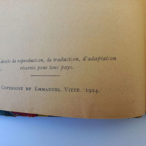 Langue Française Cours Elementaire children's French book used 1924