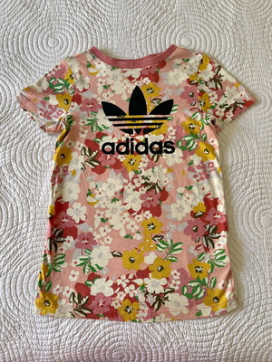 Adidas kids dress like new, pink multicolor, sizes 110-116 cm