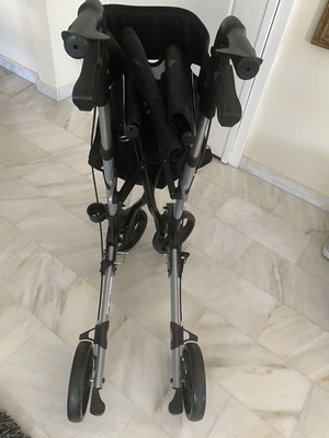 Folding Transport Wheelchair like new