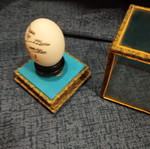 Hand-painted egg used