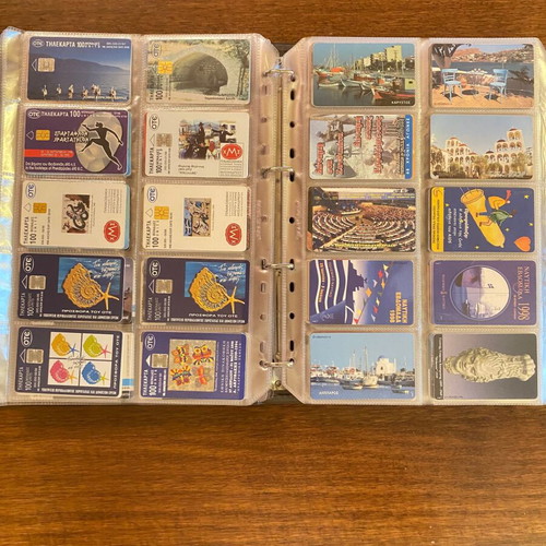 Phone cards set of 420 pieces like new with album