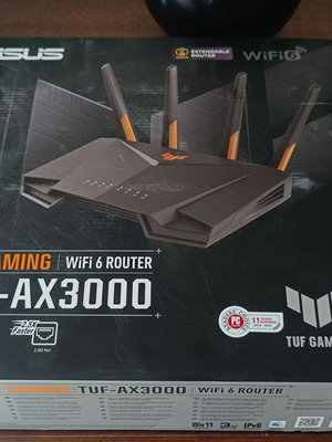 Asus TUF-AX3000 gaming modem router Wi-Fi 6 σαν καινούργιο
