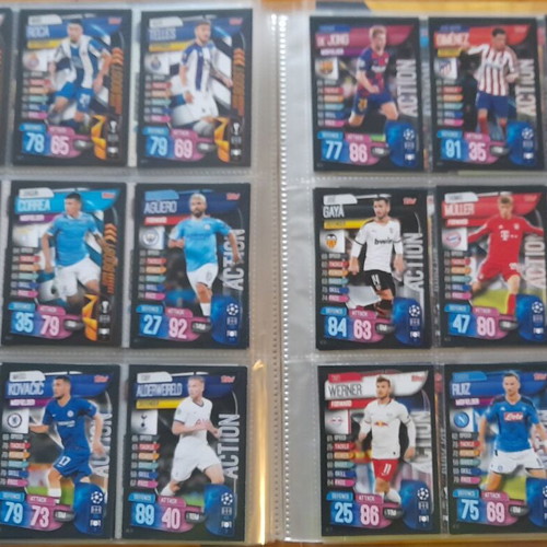 Champions League 2019-2020 Match Attax Extra album with 267 cards, like new