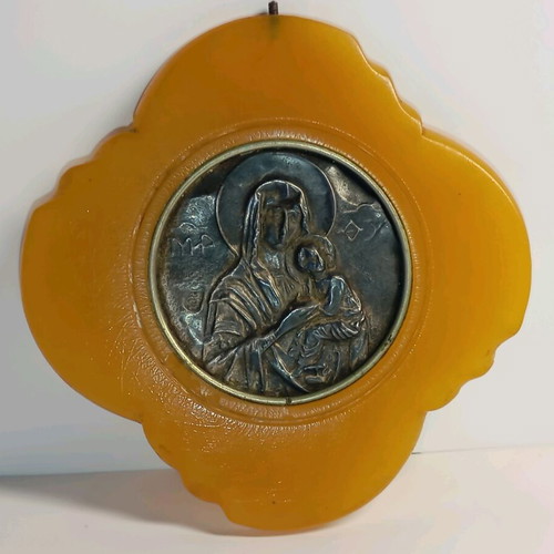 Vintage silver 1000 amulet used
