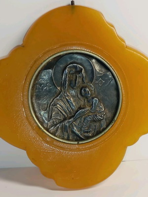 Vintage silver 1000 amulet used