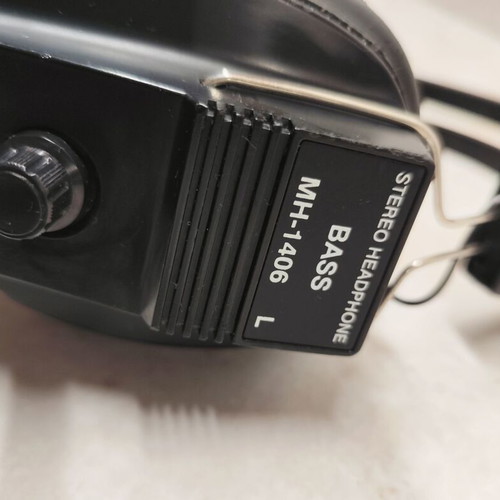 Philips MH-1406 vintage stereo headphones used, wired