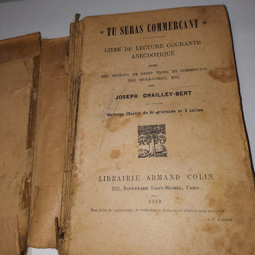 Tu Seras Commercant used book 1919