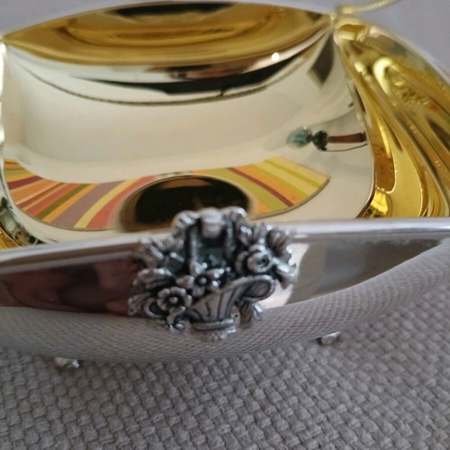 Vintage fondant bowl brand new Lambidis Silverware original!