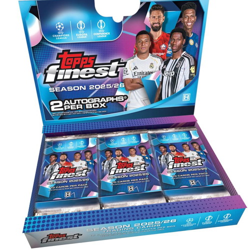 Topps Finest UEFA Club Competitions 2025/26 Hobby Box new