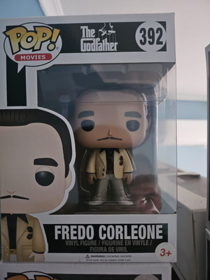 Godfather Funko figures used, rare set with Fredo and Sonny