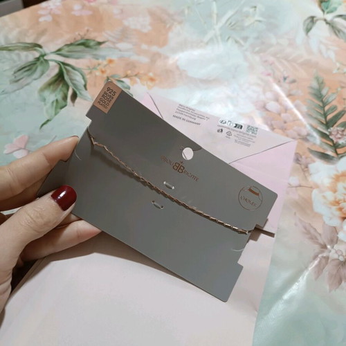 925 Silver Choker with Rose Gold Plating New