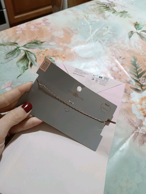 925 Silver Choker with Rose Gold Plating New
