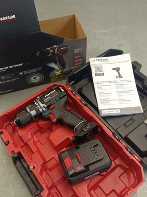Parkside PABSP 20 Li C4 drill driver new with 4A smart battery