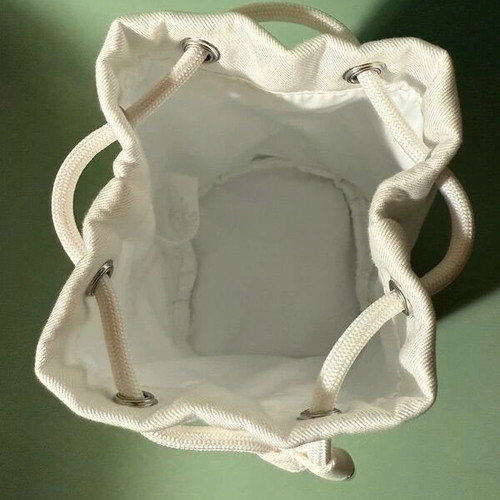 Dior toiletry bag pouch new, white with silver details
