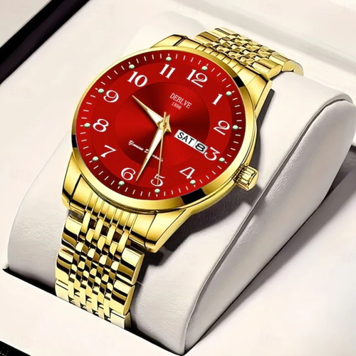 Wristwatch like new, unisex, gold color