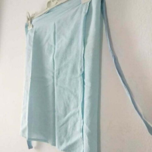 Short Pareo Skirt one size new, turquoise blue, mini
