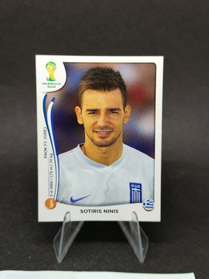 Συλλεκτικό αυτοκόλλητο Sotiris Ninis FIFA World Cup 2014 σαν καινούργιο