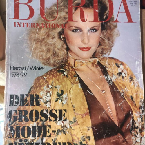 Burda International women's fashion magazine used, autumn-winter 1978-1979