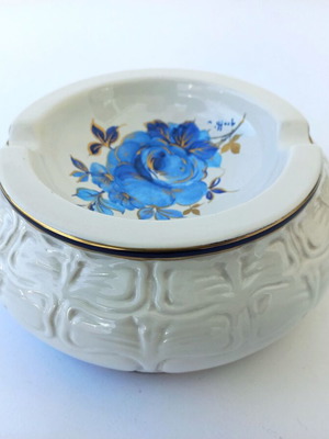Ceramic large vintage ashtray like new, handmade, Italy