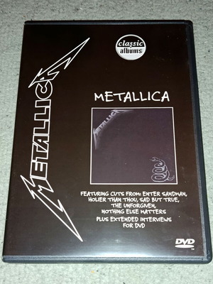 Metallica DVD Black Album new, metal