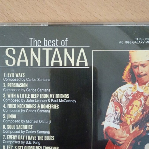 Santana CD like new, rock music
