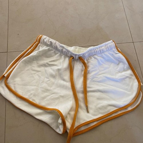 Shorts S white pink woman never worn