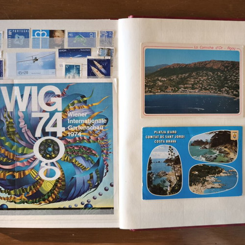 50 Shades of Blue philatelic album