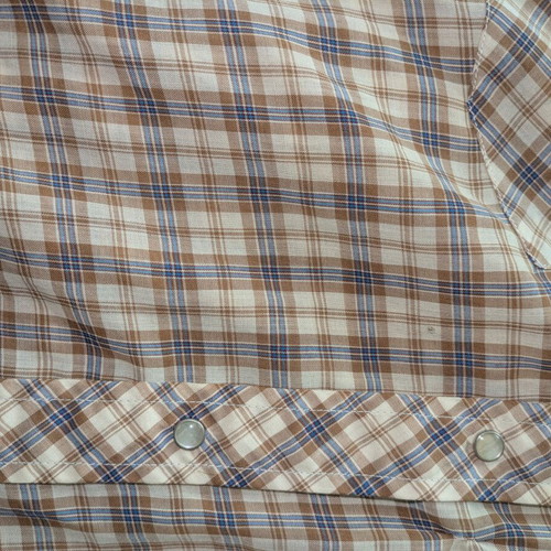 Men's short-sleeve shirt used, size M, beige