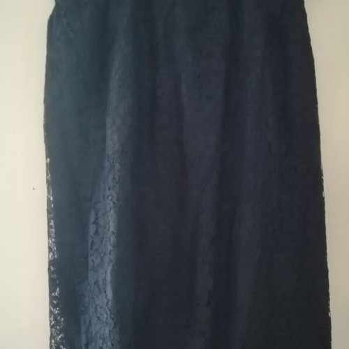 Genny black lace skirt used, size 40-42, made in Italy