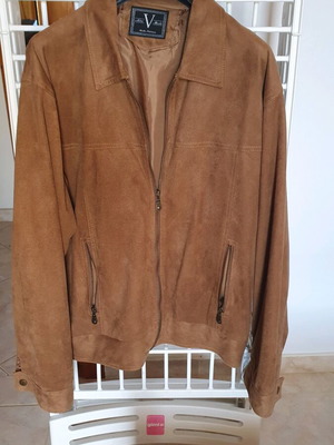Alta Moda leather suede jacket brown like new