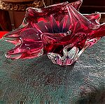  Τελική τιμή. Murano μασίφ γυάλινο,μεγάλο κοχύλι,vintage 1970-1980.
