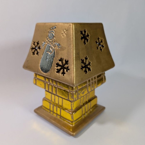 Christmas decorative ceramic lantern for tealight used