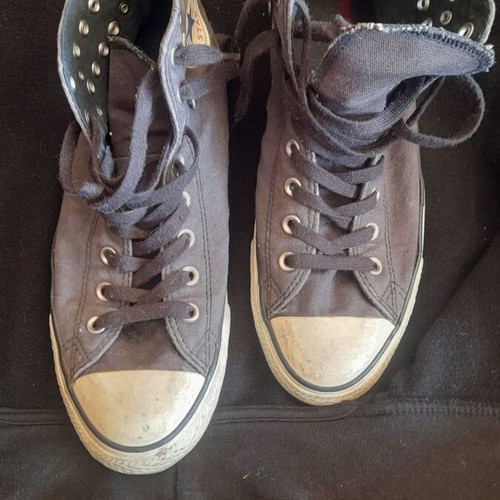 Converse All Star High Top Boots used, size 42.5, military style