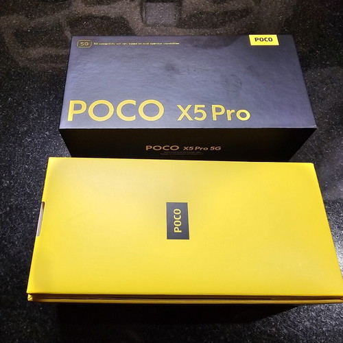 Poco X5 Pro 5G smartphone like new, 256GB, black