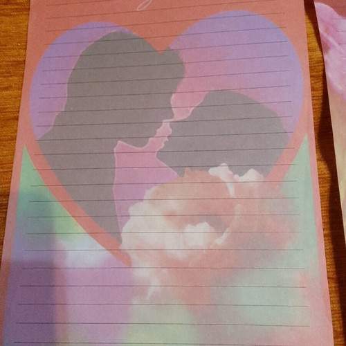 Vintage letter papers like new, set of 2