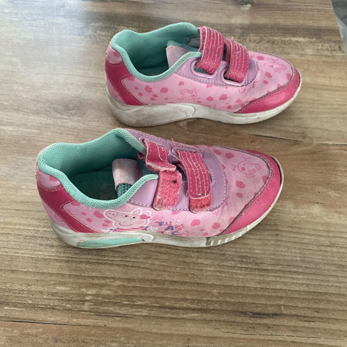 Peppa children's athletic shoes used, size 27, pink