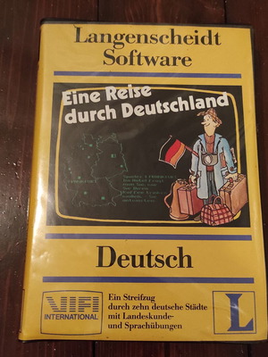 Apple II(+,e,c) Langenscheidt Software Deutsch Learning Retro Floppy 5.25" σαν καινούργιο