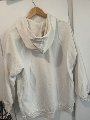 White sweater, 100% cotton, XL